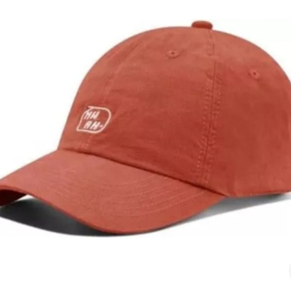 Clakllie MW-AH Red Cotton  Relaxed Adjustable Strapback Baseball Cap - Picture 9 of 11